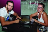 Victor e Silvana Godoy no sábado na Açaí Mais Sabor