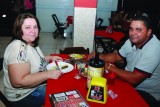 A coluna clicou Elisa Oliani e José Marcos Gomes no sábado passado no Espetos O Caipirão