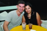 Eloi Pestana e Brunna Macedo no último sábado na Açaí + Sabor