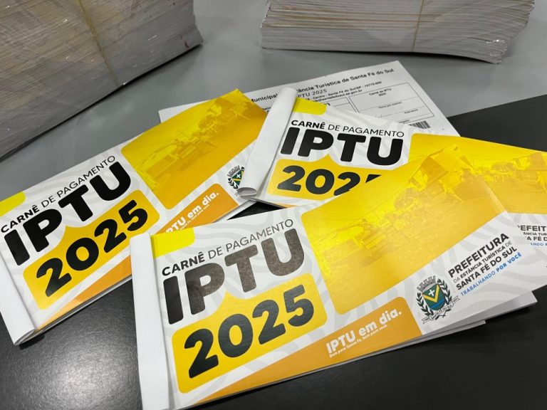 COMUNICADO PAGAMENTO DO IPTU 2025 O Jornal da Estância Turística de